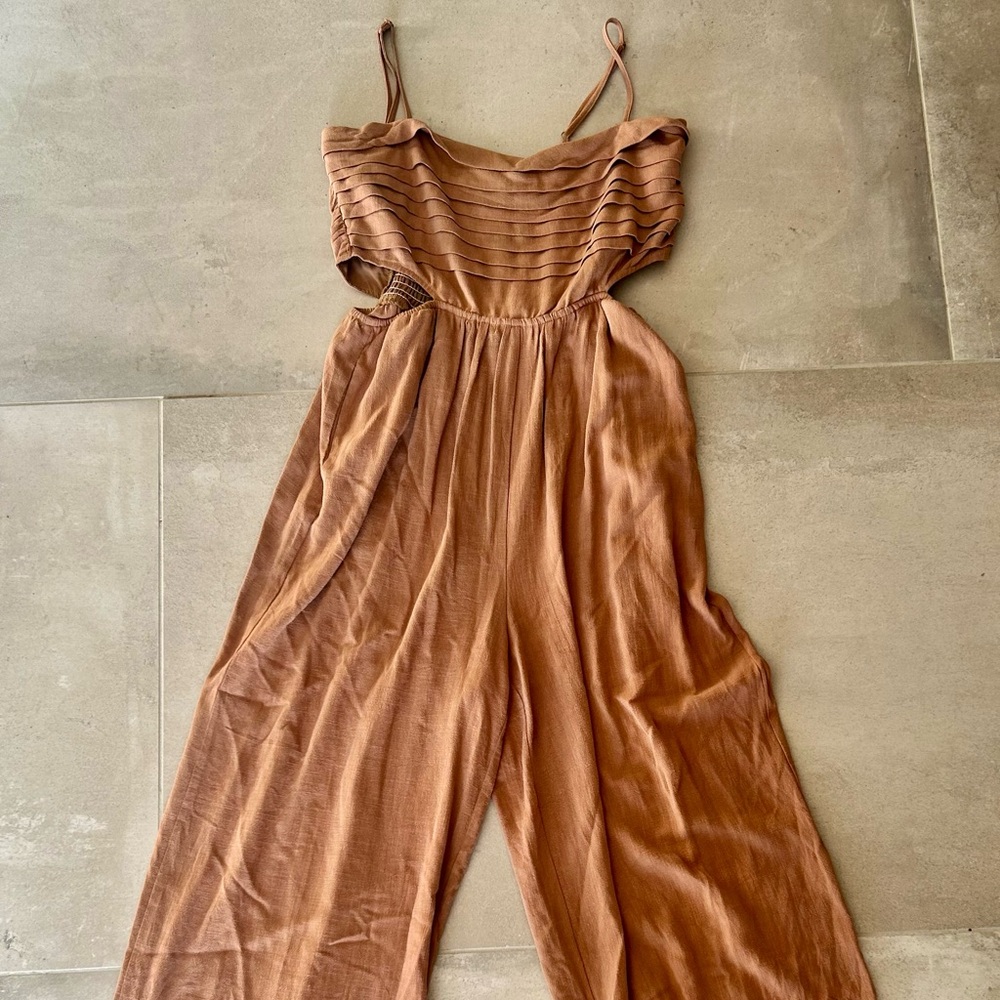 Chic Brown Jumpsuit